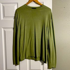 Banana Republic silk cashmere long sleeve shirt XL